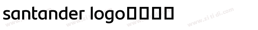 santander logo字体转换